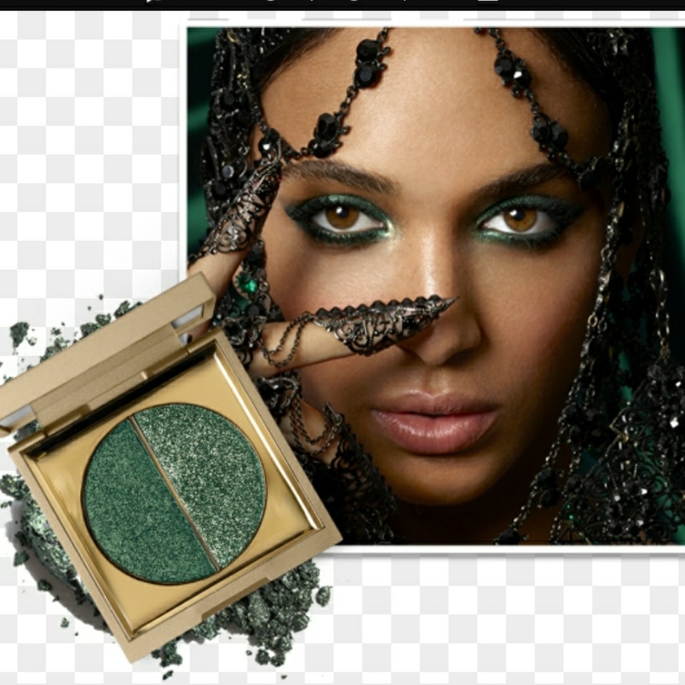 Nib Stila Vivid and vibrant eyeshadow Duo in Jade